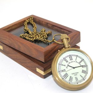 Ahşap Kutulu Köstekli Saat Model 3