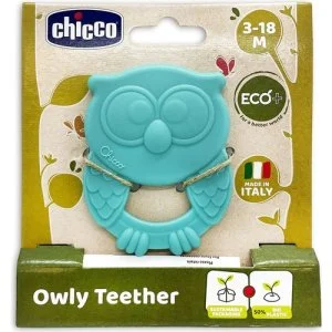 Chicco Owly Diş Kaşıyıcı 3-18 Ay - Mavi