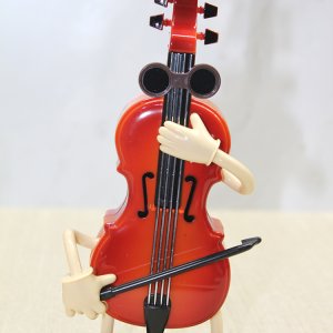 Keman Müzik Kutusu Eğlenceli Tasarım