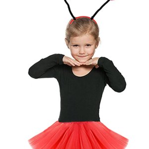 Kırmızı Uğur Böceği Tütü Etek ve Taç Seti