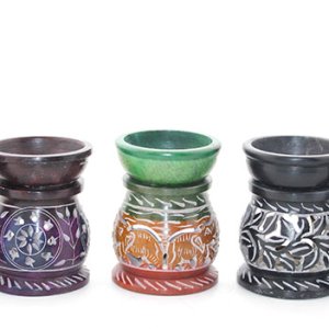 Obsidian Taşı Buhurdanlık Model 6