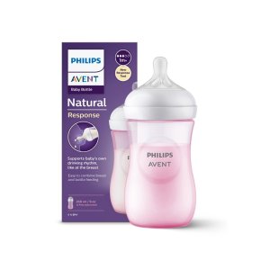 Philips Avent Natural Response PP Pembe Biberon 1+ Ay 260 ml SCY903/11