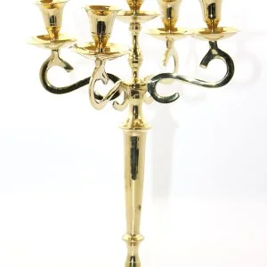 Pirinç 5'li Şamdan