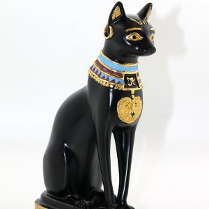 Polyester Mısır Kedisi Figürü