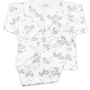 Sema Baby Sevimli Kuğu Bebek Pijama Takımı 6-9 Ay