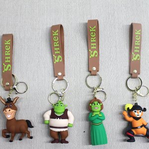 Tüm Ürünler 42 Shrek Karışık Karakterler Silikon Anahtarlık