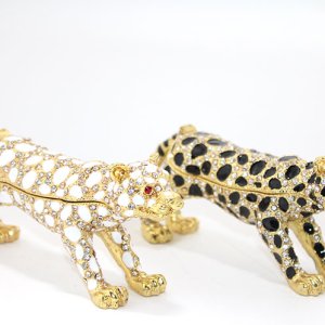 Swarovski Taşlı Tekli Leopar Model 1