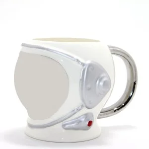 Uzay Temalı Porselen Kupa Bardak