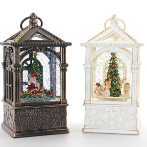 Yılbaşı Temalı Işıklı Müzikli Kar Küresi Model 2